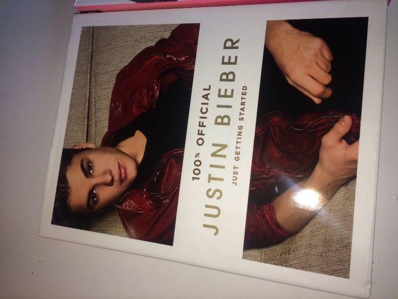 JUSTIN BIEBER AND ONE DIRECTION OFFICIAL BOOKS FOR SALE