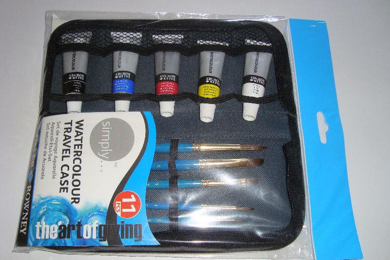 Brand New Daler Rowney Simply Watercolor Travel Case for Sale