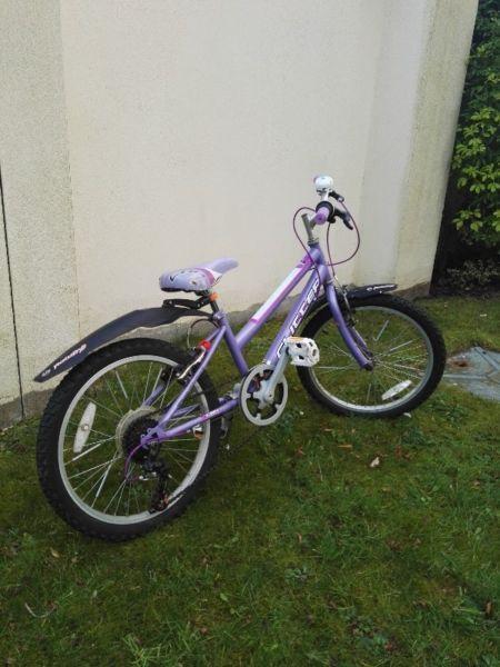Claud Butler Girl's Mountain Bike - Lilac Colour