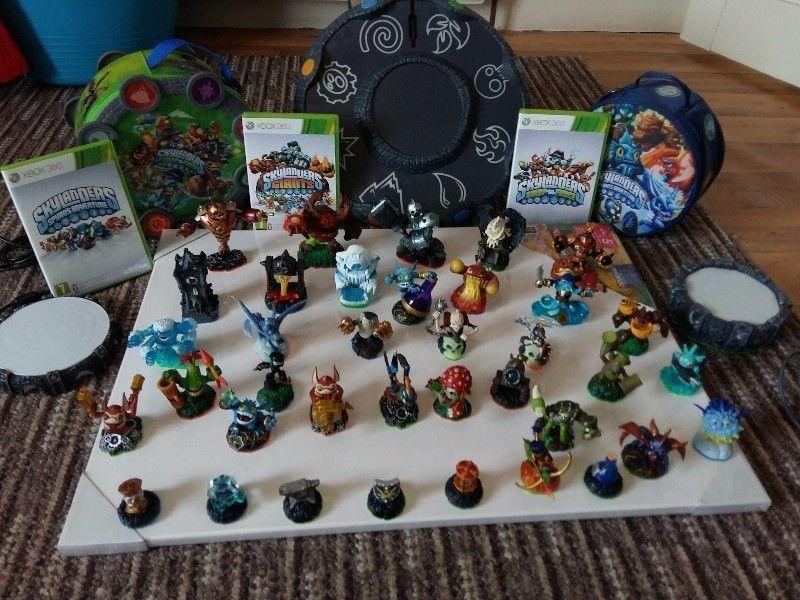 Skylanders Xbox 360 Games and collection