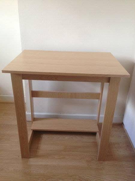 Light wooden desk