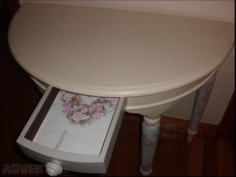 Hall table up cycled
