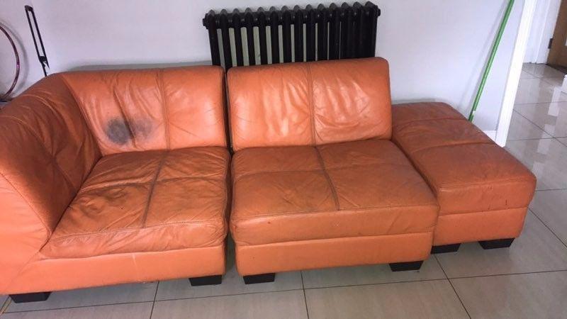 leather sofa free to take needs gone today