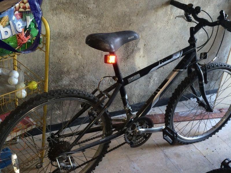 Raleigh Black Boys Bike For Sale-Good Condition