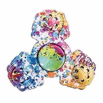 Latest Multi Color Rainbow Hot Unique Fidget Spinner Alloy Alumi Metal Toy Anti Stress Fast Spin