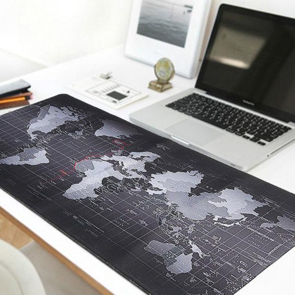 800x300x200mm large size world map mouse pad for laptop computer