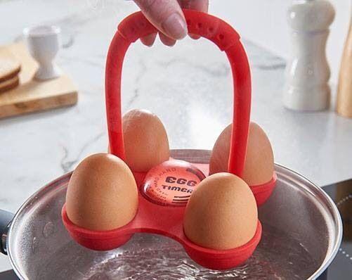 Silicone egg timer
