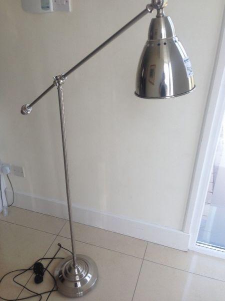 Modern Style Heavy Chrome Floor Lamp