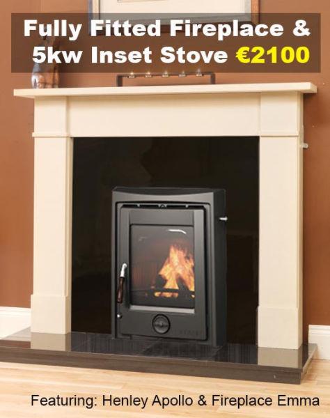 Fully Fitted Fireplace & Inset Stove Special Deal
