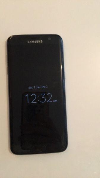 Black Samsung s7 edge