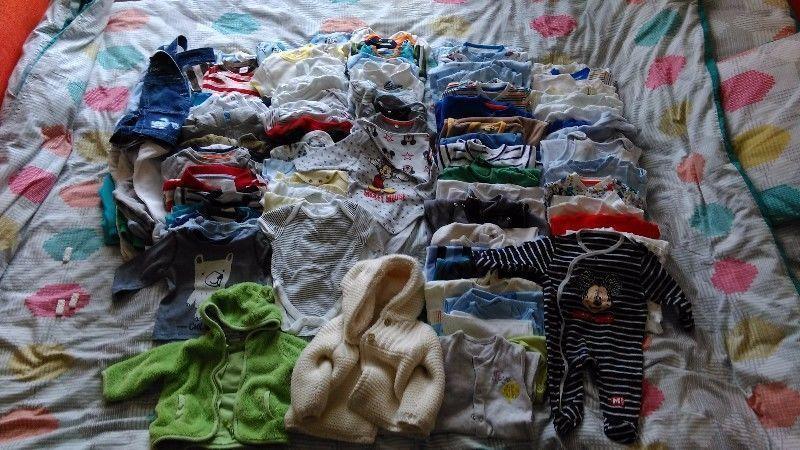 Baby Boy Cloths Bundle 0-3 Months