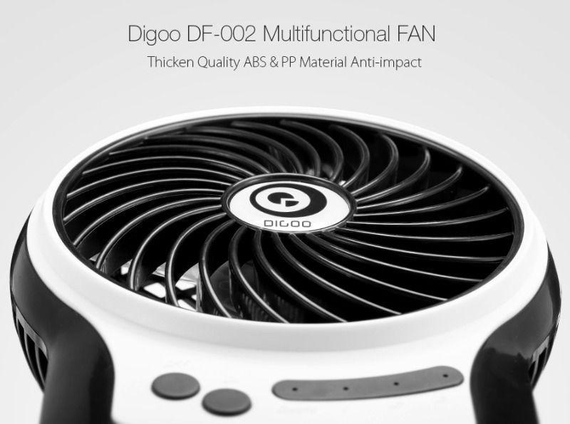 Digoo DF 022 4 inch portable rechargeable multi functional USB cooling fan for desktop notebook l