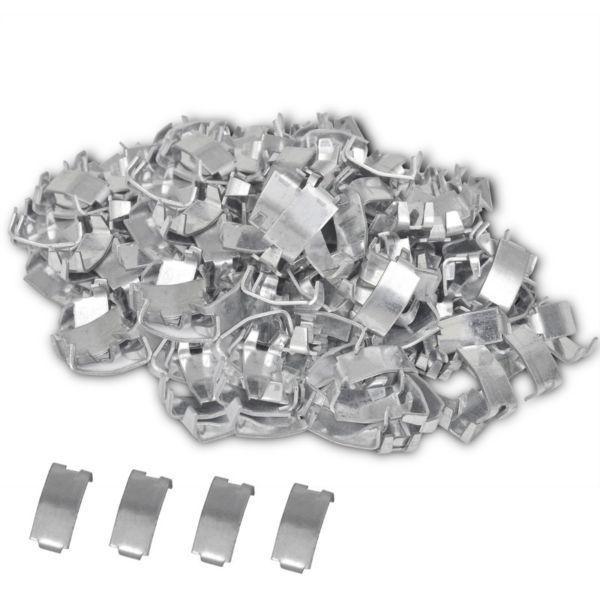 500 Dovetail Clips for NATO Razor Wire Galvanised Steel(SKU141809)