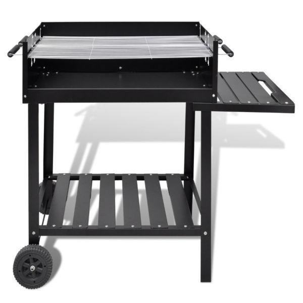 Outdoor Grills : BBQ Stand Charcoal Barbecue 2 Wheels(SKU40714)