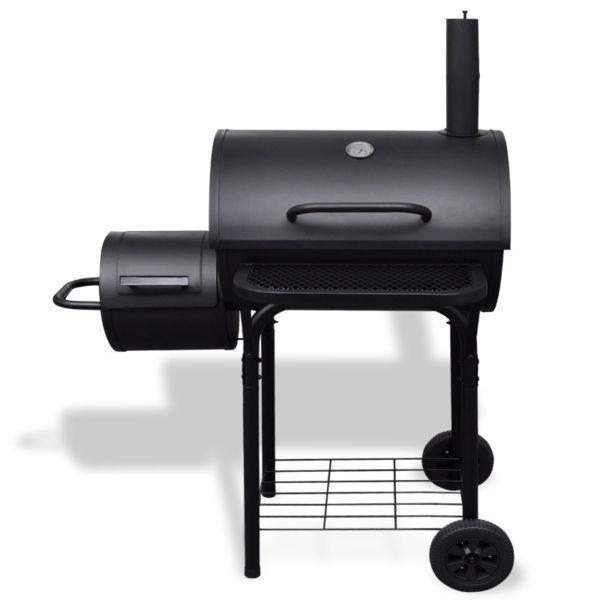 Outdoor Grills : Heavy-duty Charcoal BBQ Offset Smoker(SKU41253)
