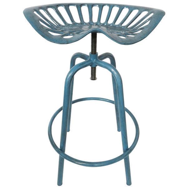 Outdoor Chairs : Esschert Design Tractor Seat Chair Blue IH034(SKU406523)