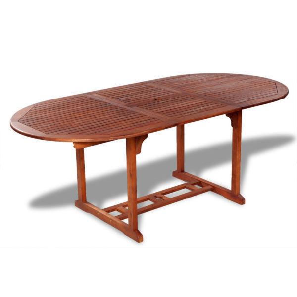 Outdoor Tables : vidaXL Outdoor Extendable Dining Table Acacia Wood(SKU41818)