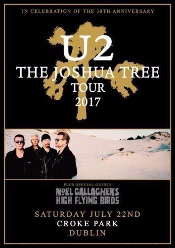 U2 Seated ticket - Croke Park
