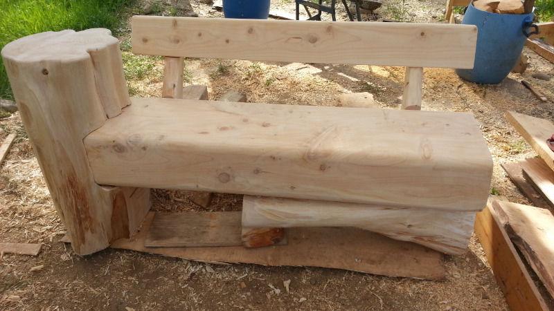 Wooden garden seat furnature