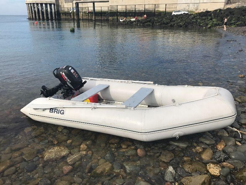 Inflatable 3.3m rib with 6hp Suzuki outbound