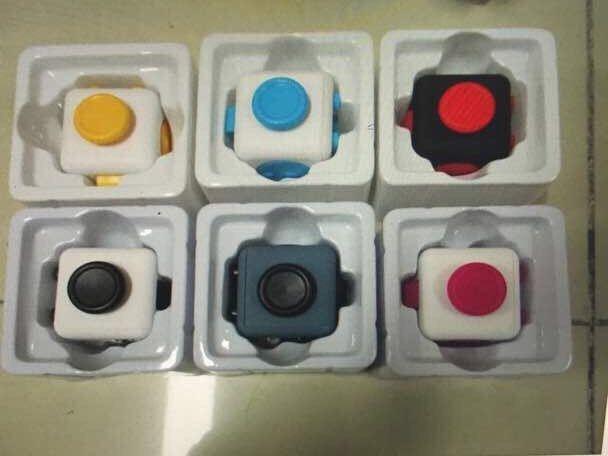 Fidget cubes and spinners