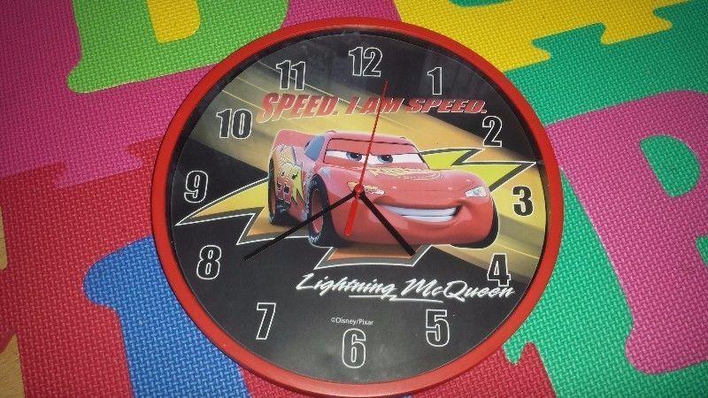 Disney pixar cars McQueen clock