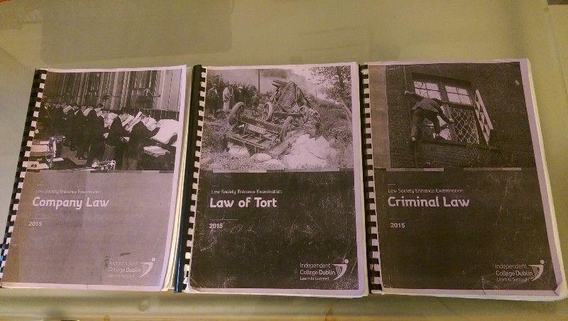 FE1 Manuals (Tort, Criminal, Company)
