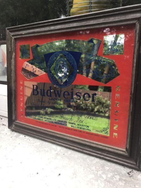 Budweiser mirror