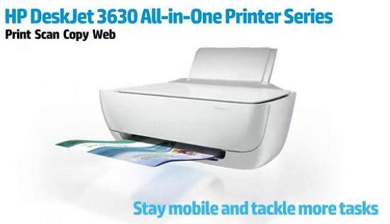 NEW HP 3630 WiFi Printer, Copy, Scan FREE INK Cartriges x2