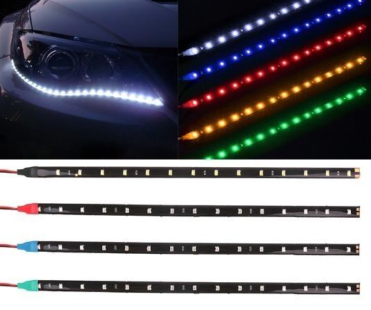 2 X 12V 30cm Car Decorative LED strip light