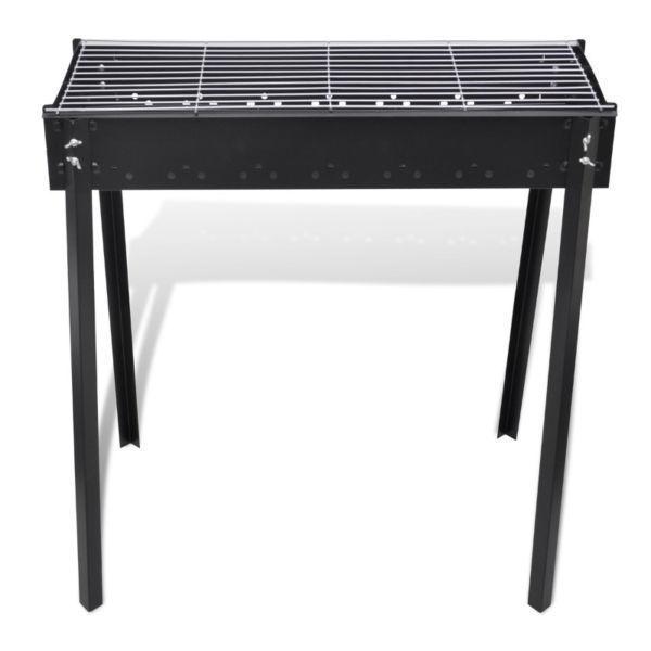 Outdoor Grills : BBQ Stand Charcoal Barbecue Square 75 x 28 cm(SKU40713)