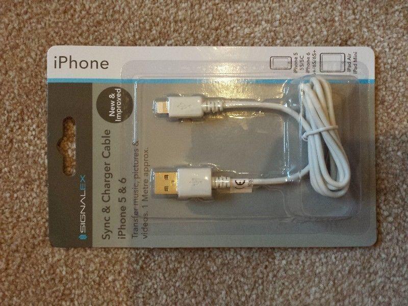 iphone 5 & 6 Sync & Charger Cable