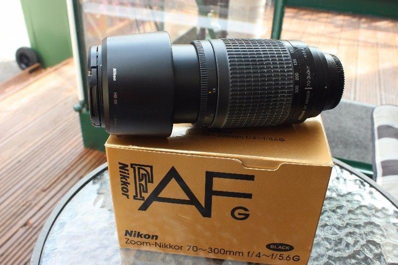 Nikon Lens 70-300mm f/4-f5.6G
