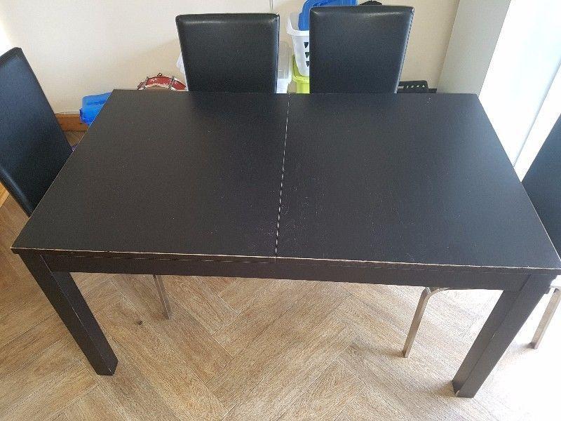 Dining table Ikea 6 seater extendable to 8 seater