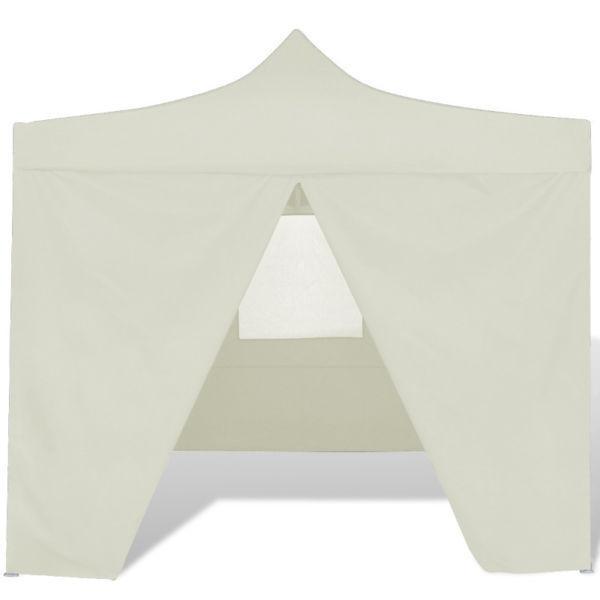 Canopies & Gazebos : Cream Foldable Tent 3 x 3 m with 4 Walls(SKU41464)