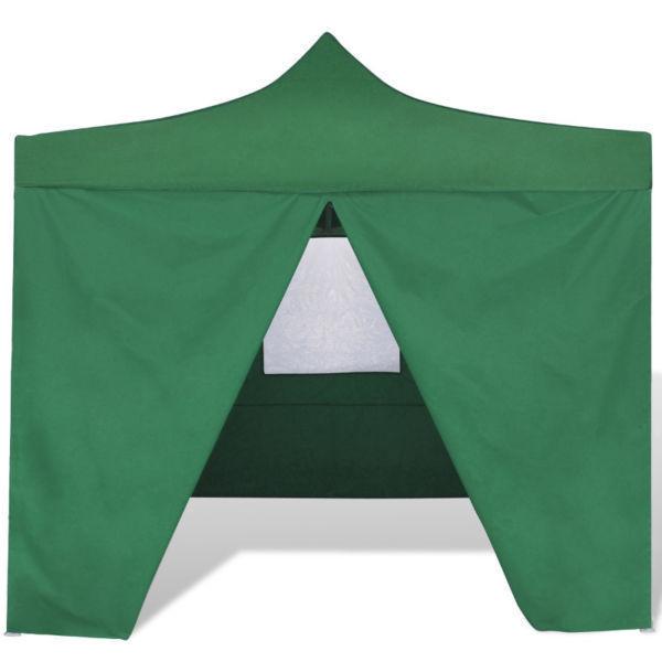 Canopies & Gazebos : Green Foldable Tent 3 x 3 m with 4 Walls(SKU41468)
