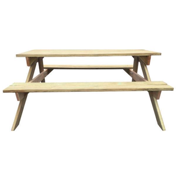 Outdoor Tables : Wooden Picnic Table 150 x 135 x 71.5 cm(SKU41725)
