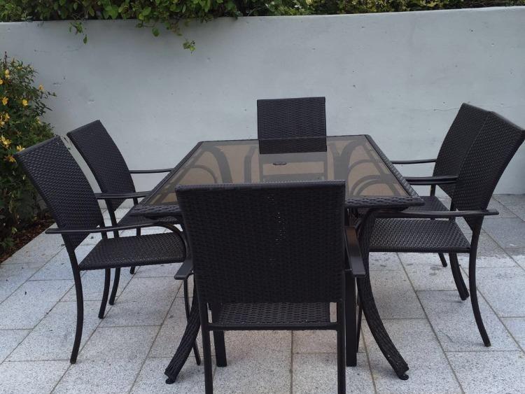 Garden patio table & chairs