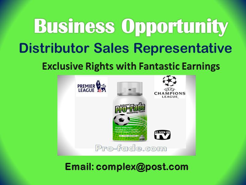 Business Opportunity and Exclusive Rights with Fantastic Earnings