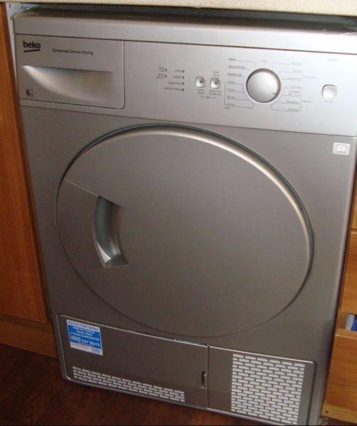 partly used dryer Beko in good condition