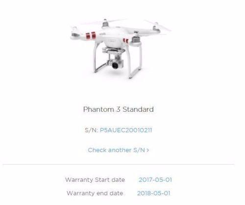 DJI Phantom 3 STANDARD-Warranty till 1-5-2018+NDS8 Filter+8Gb SD