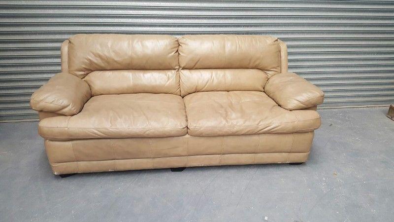 Leather Sofa - can deliver