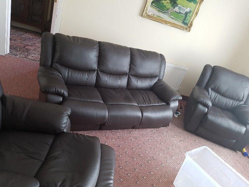 Free 2 lazy boys and a 3 seater couch