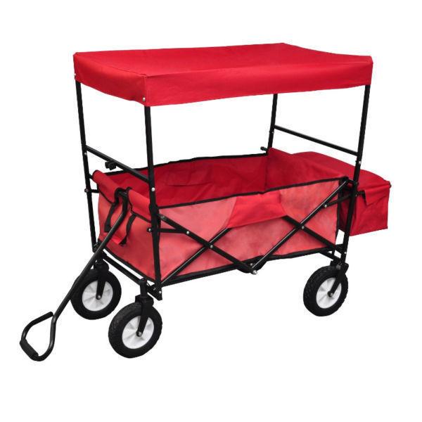 Foldable hand truck with roof(SKU40688)