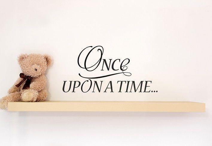 Once Upon A Time Wall Decal Sticker