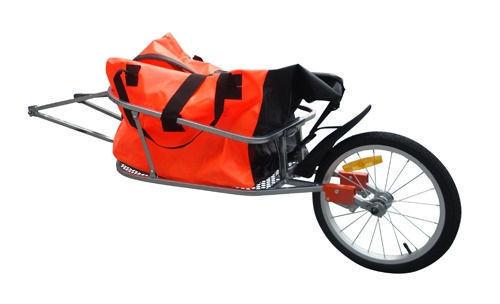 Bicycle Trailer One-wheel with Luggage Bag(SKU90285)