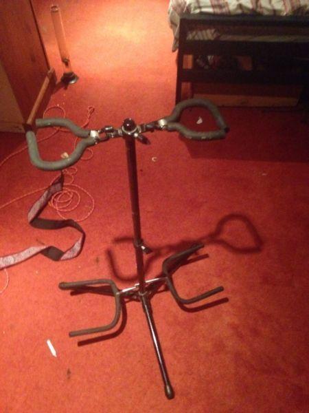 guitar stand for 2 guitars