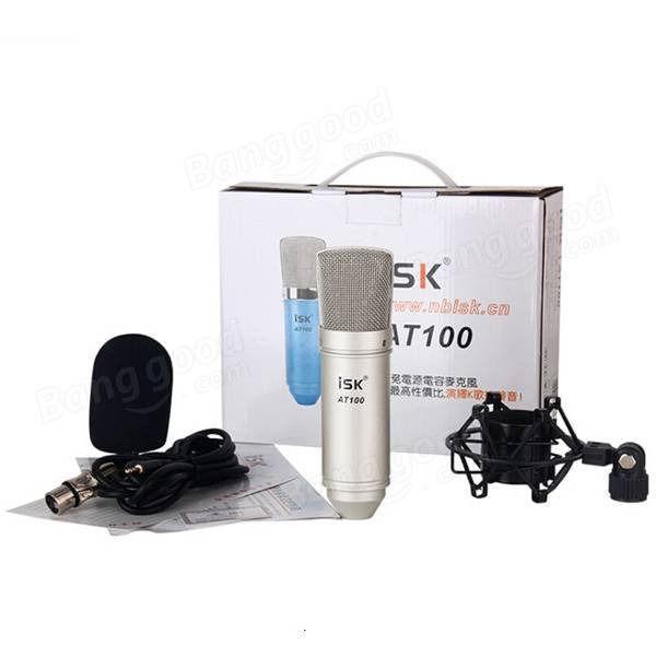 ISK at100 consedor studio microphone sound recording microphone kit