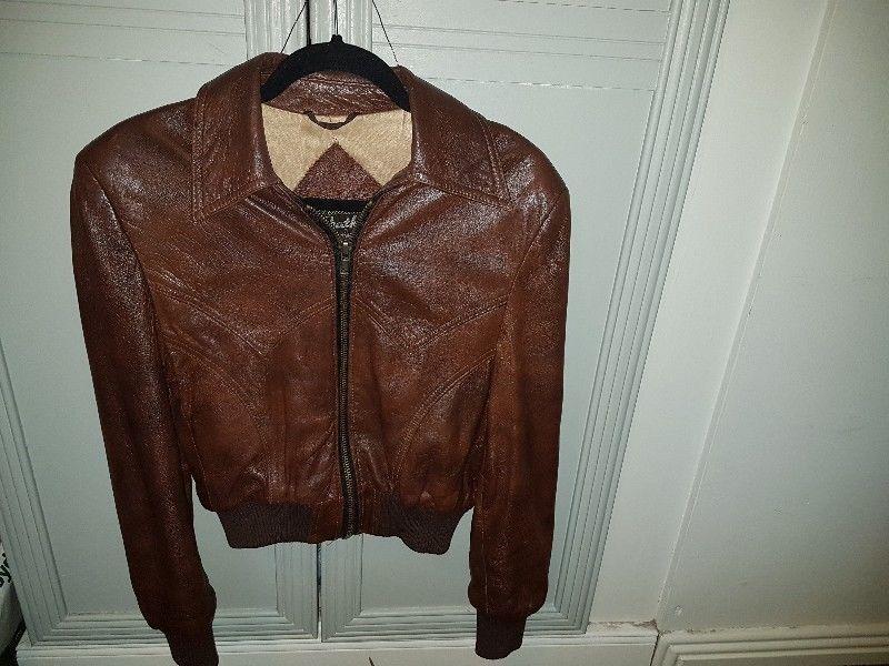 Brown vintage Leather jacket