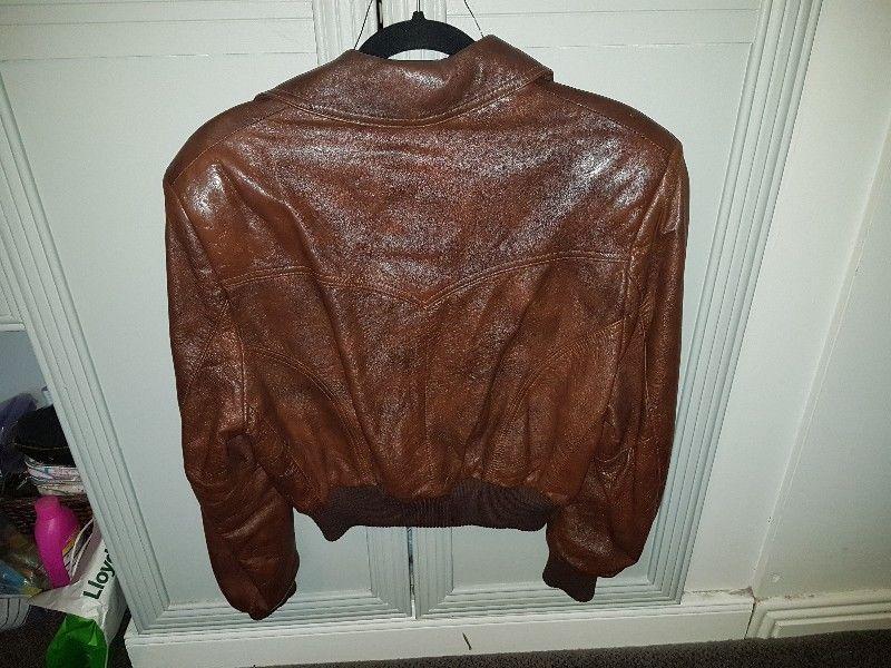 Brown vintage Leather jacket